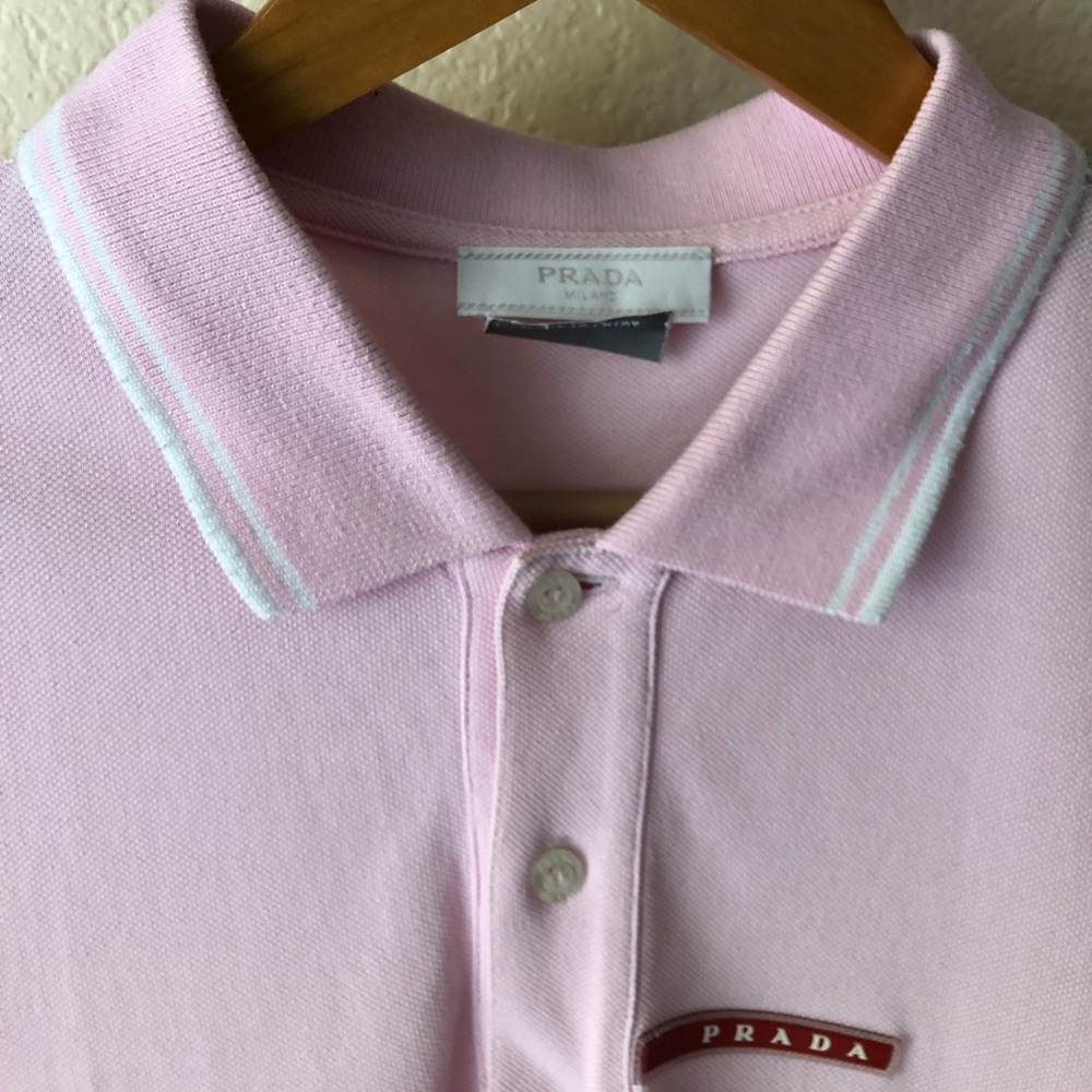 Prada men polo, size S